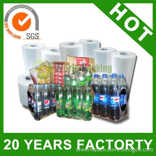 Coextruded PE Polyethylene & POF Polyolefin Heat Shrink Wrap Film